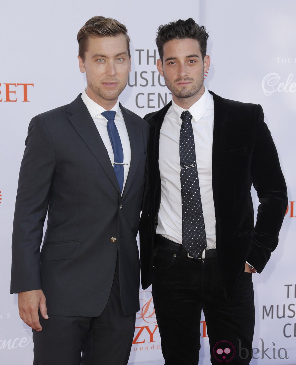 Lance Bass y Michael Turchin en la Dance Gala de Los Angeles