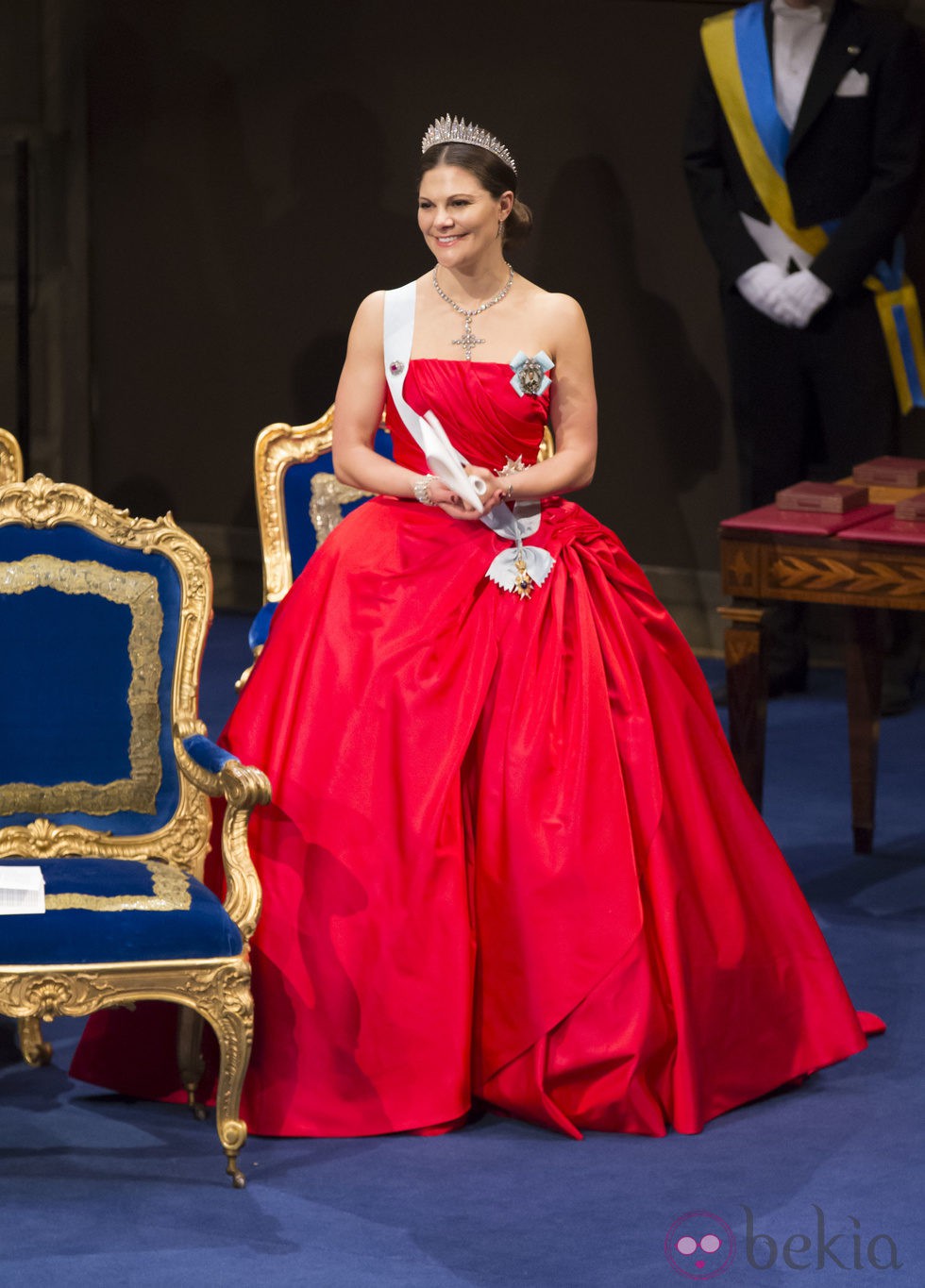 Victoria de Suecia en los Nobel 2014