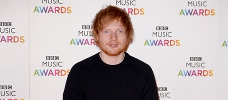 Ed Sheeran en la entrega de los BBC Music Awards 2014