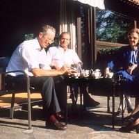 Los Reyes Juan Carlos y Sofía con los Reyes Balduino y Fabiola de Bélgica 