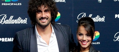 Melendi y Julia Nakamatsu en los Premios 40 Principales 2014