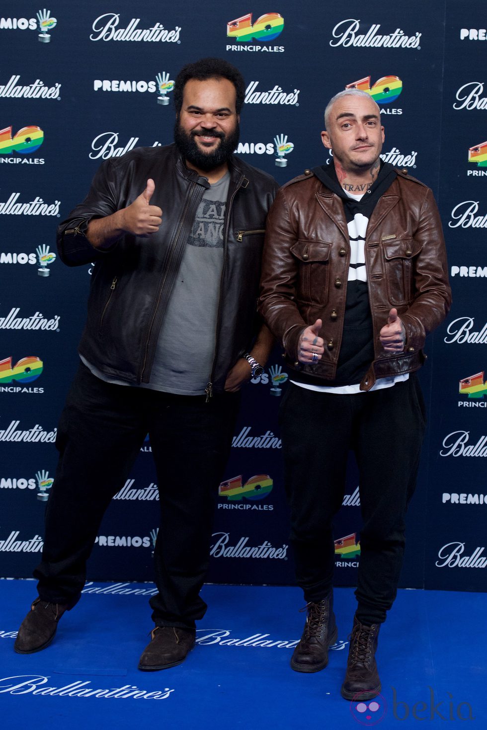 Carlos Jean y DJ Nano en los Premios 40 Principales 2014