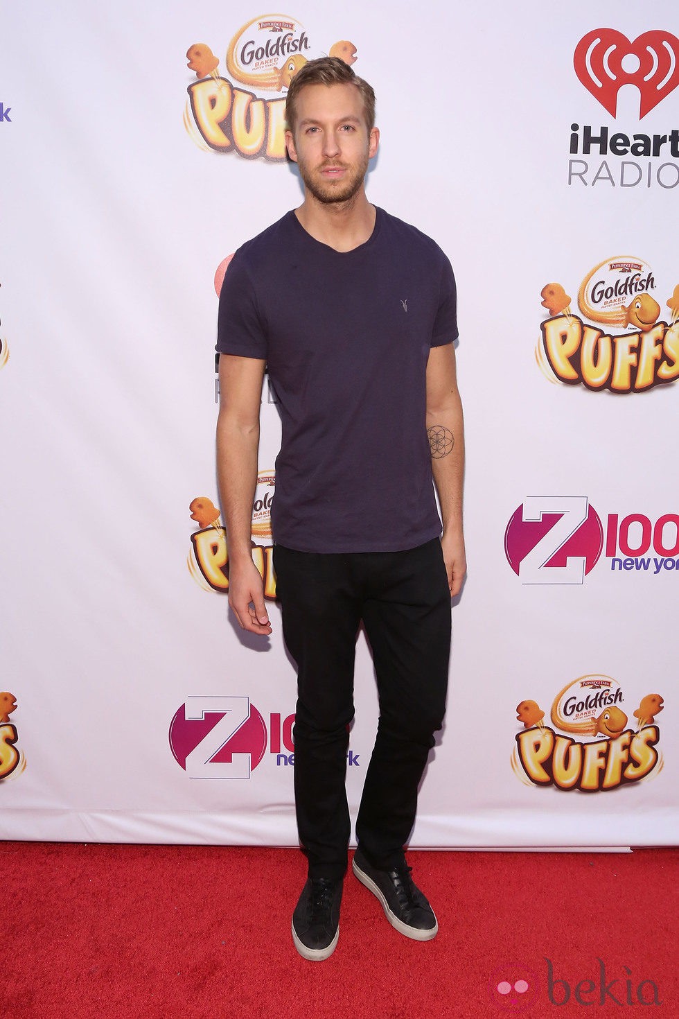 Calvin Harris acude al Jingle Ball 2014 en Nueva York