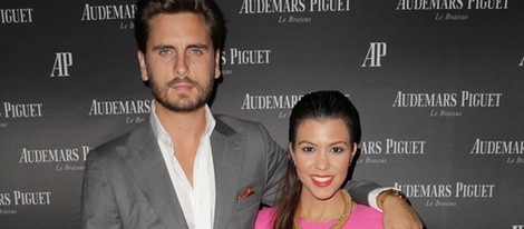 Scott Disick y Kourtney Kardashian en la recepción de Audemars Piguet en Miami Beach