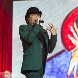 Joaquín Sabina ofreciendo un concierto en Madrid