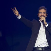 David Bisbal en el último concierto del año 2014 en el Palacio de los Deportes de Madrid