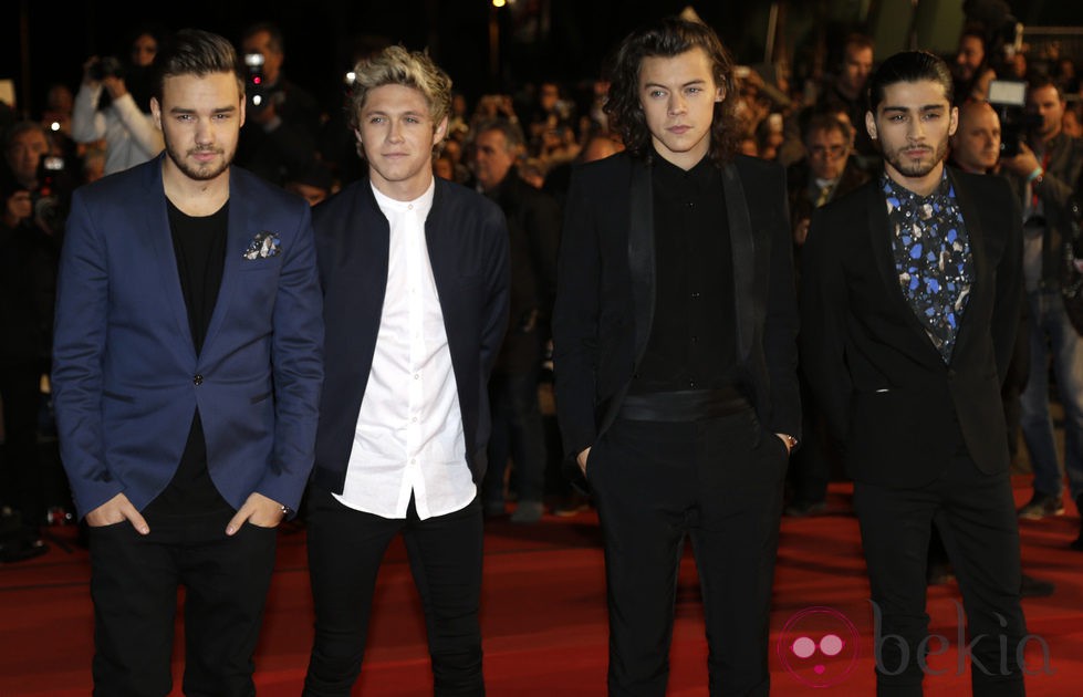 One Direction en la entrega de los premios NRJ Awards 2014