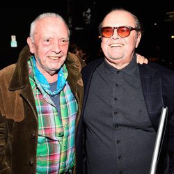 David Bailey en su exposición sobre los Rolling Stones con Jack Nicholson