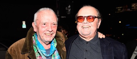 David Bailey en su exposición sobre los Rolling Stones con Jack Nicholson