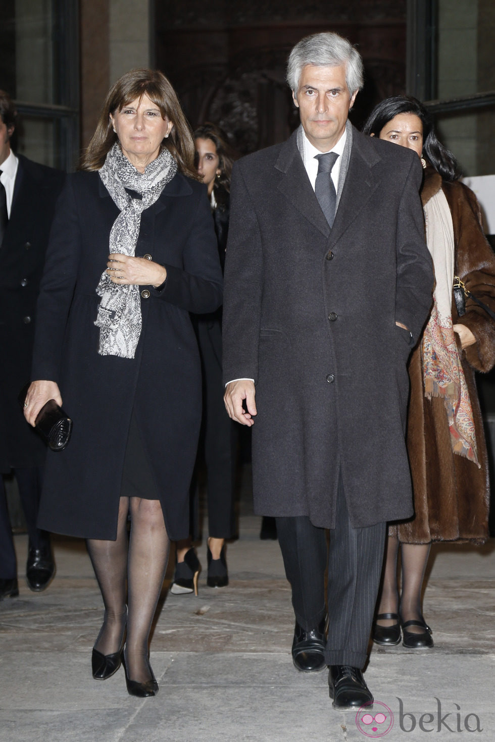 Adolfo Suárez Illana en el funeral de la Duquesa de Alba en Madrid