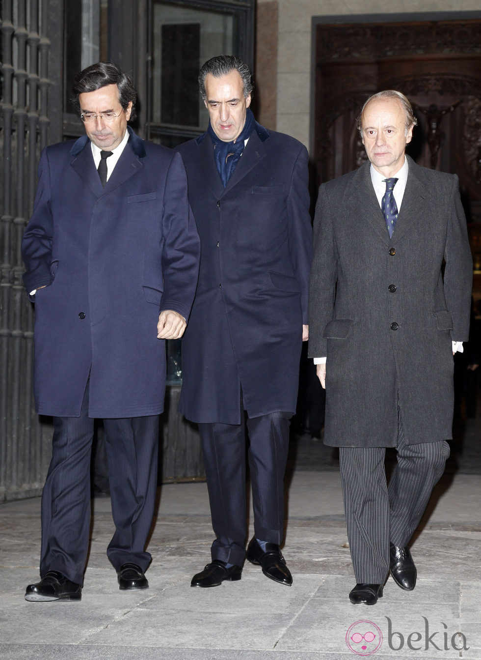 Jaime de Marichalar en el funeral de la Duquesa de Alba en Madrid