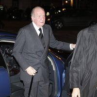 El Rey Juan Carlos en el funeral de la Duquesa de Alba en Madrid