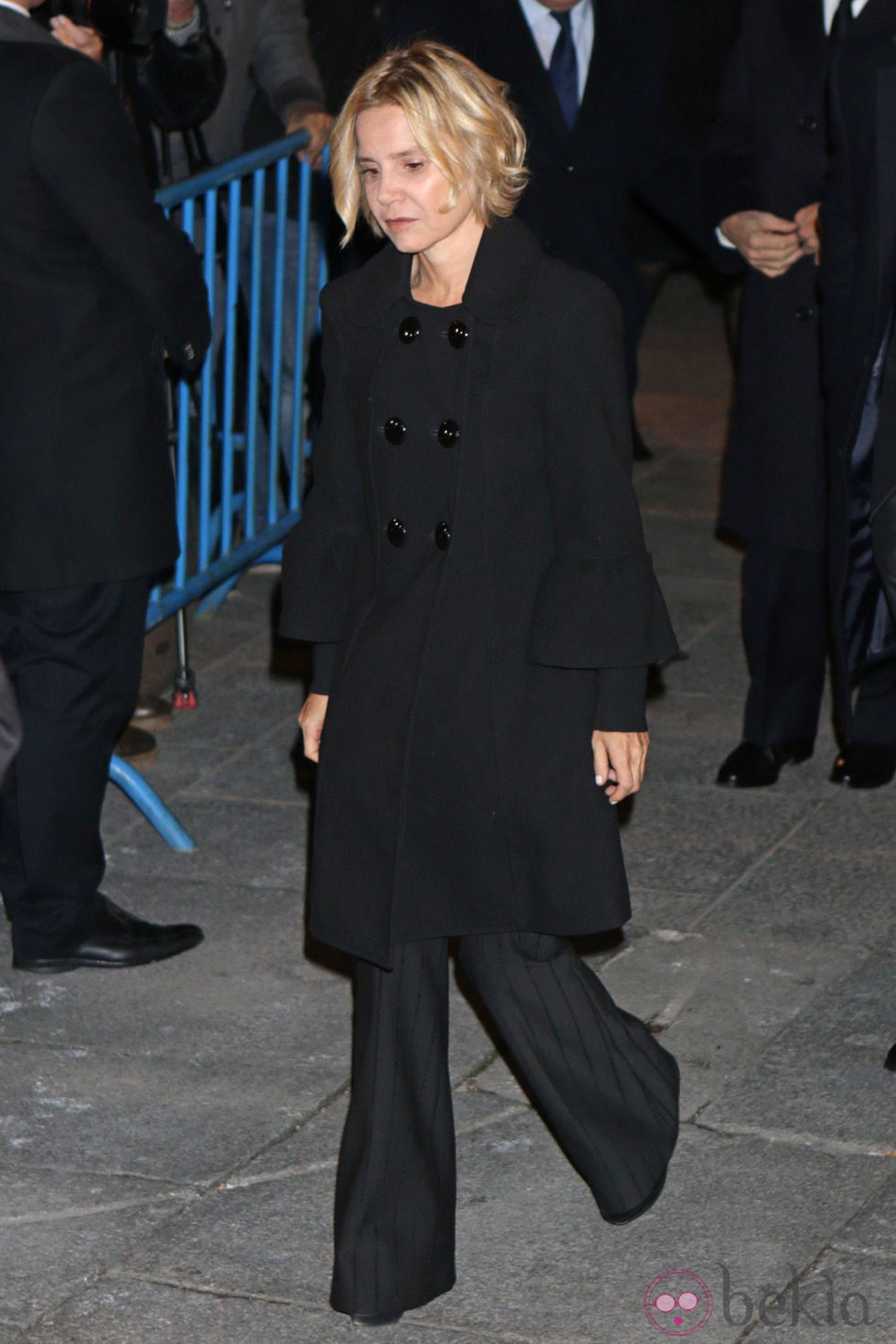 Eugenia Martínez de Irujo en el funeral de la Duquesa de Alba en Madrid