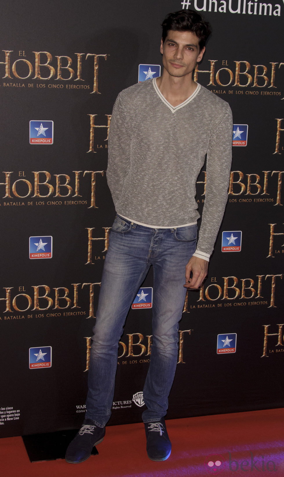 Javier de Miguel en el estreno de 'El Hobbit: La batalla de los cinco ejércitos'