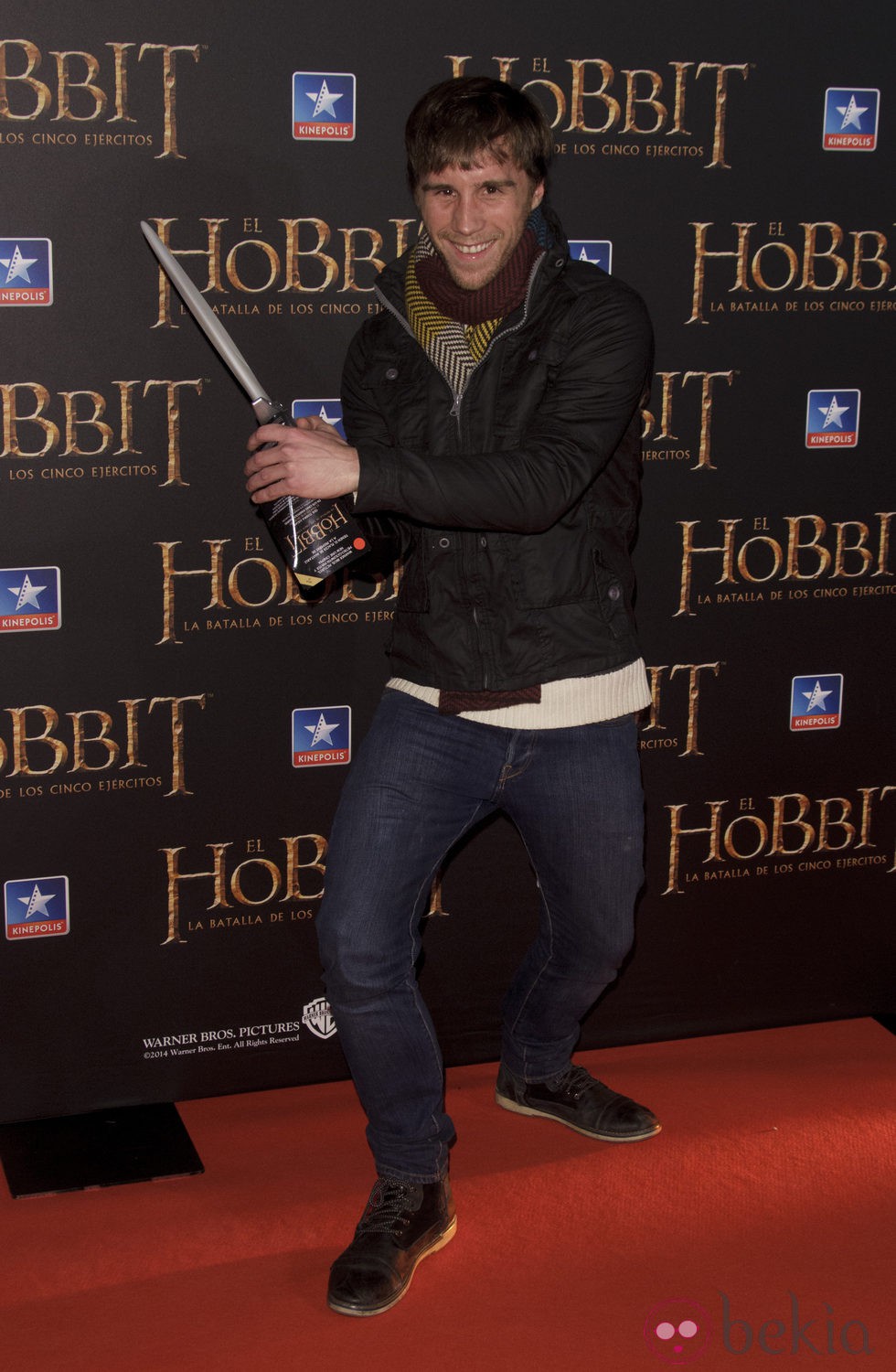 Bernabé Fernández en el estreno de 'El Hobbit: La batalla de los cinco ejercitos' 