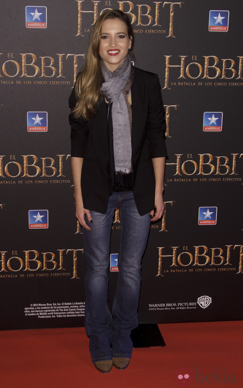 Ana Fernandez en el estreno de 'El Hobbit: La batalla de los cinco ejercitos'