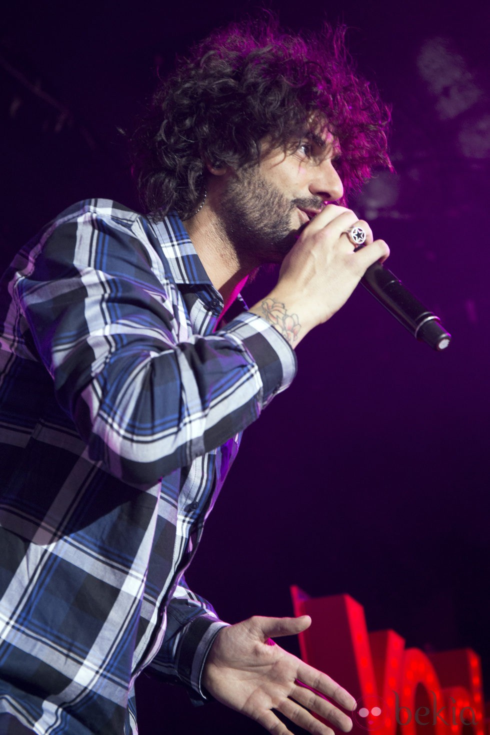 Melendi en su concierto de presentación de su disco 'Un alumno más'