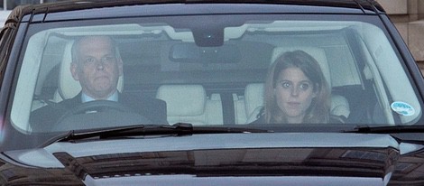 La Princesa Beatriz de York en un almuerzo prenavideño en Buckingham Palace