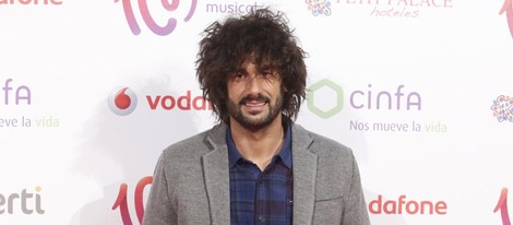 Melendi en la entrega de los Premios Pie Derecho 2014