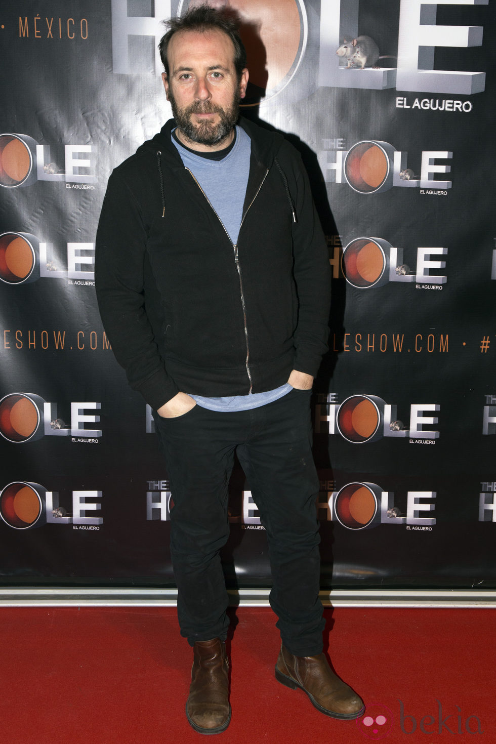 Antonio Molero en el estreno de Anabel Alonso como maestra de ceremonias de 'The Hole'