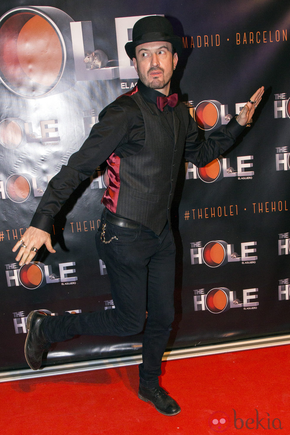 Álex O'Dogherty en el estreno de Anabel Alonso como maestra de ceremonias de 'The Hole'