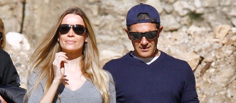 Antonio Banderas y Nicole Kimpel en Málaga