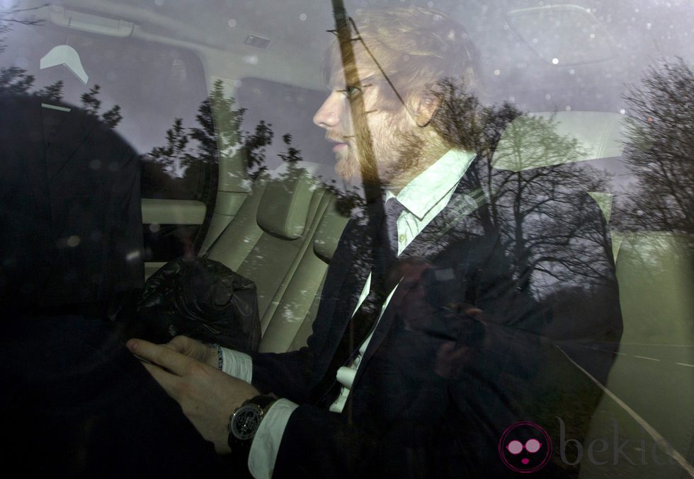 Ed Sheeran el día de la boda de Elton John y David Furnish