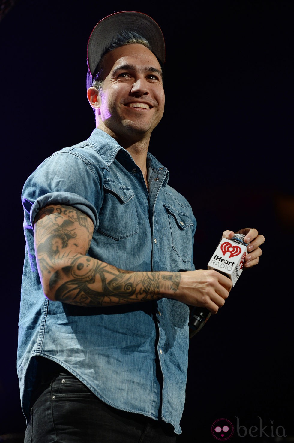 Pete Wentz en el concierto navideño 'Y100 Jingle Ball 2014'