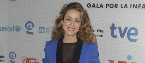 Silvia Abascal en la Gala por la Infancia de TVE