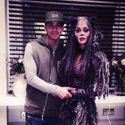 Lewis Hamilton y Nicole Scherzinger en el musical 'Cats'