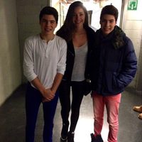 Malena Costa con los Gemeliers en su concierto de Madrid