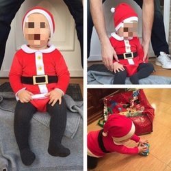 Martín Casillas Carbonero se convierte en Papá Noel