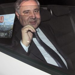 Fernando Martínez de Irujo llegando al Palacio de Liria para la cena de Nochebuena