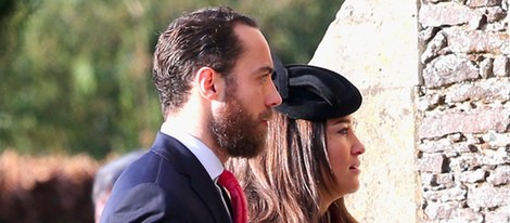 James y Pippa Middleton en la tradicional Misa de Navidad de la Familia Real Británica