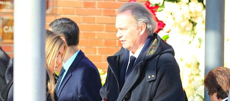 Bertín Osborne en el funeral de Victoriano Cuevas