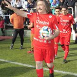 Luis Cobos en el partido benéfico 'artistas vs. toreros'