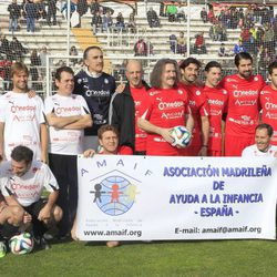 Jugadores del partido benéfico 'artistas vs. toreros' 2014