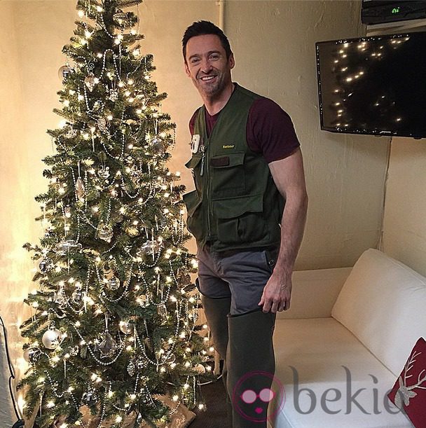 Hugh Jackman celebra la Navidad