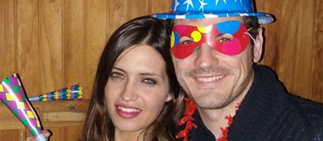 Iker Casillas y Sara Carbonero felicitan el año 2015