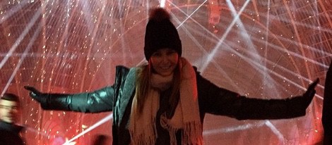 Natalia Sánchez en el Grand Palais des Glaces en París