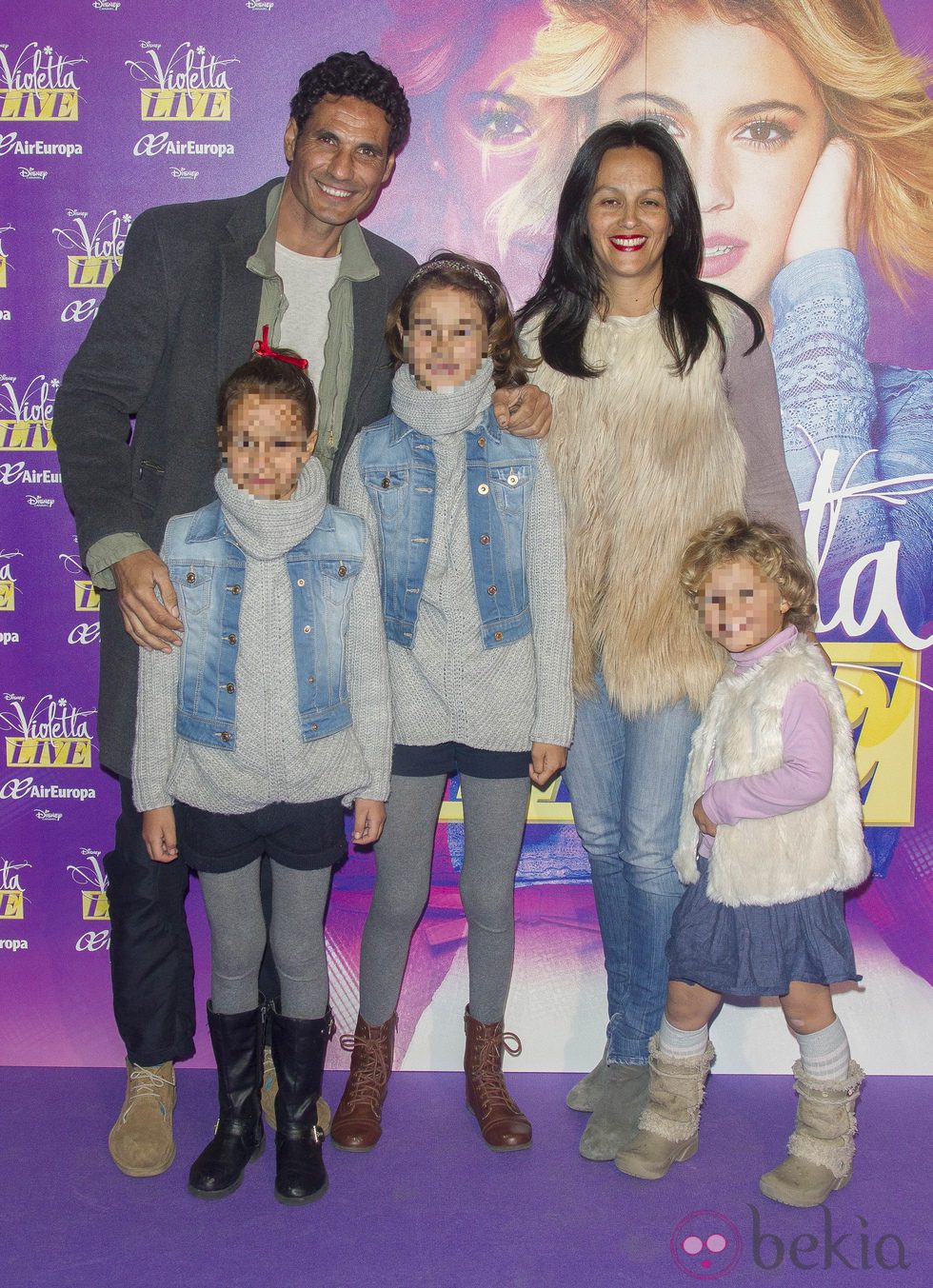 Óscar Higares en el concierto de Violetta en Madrid