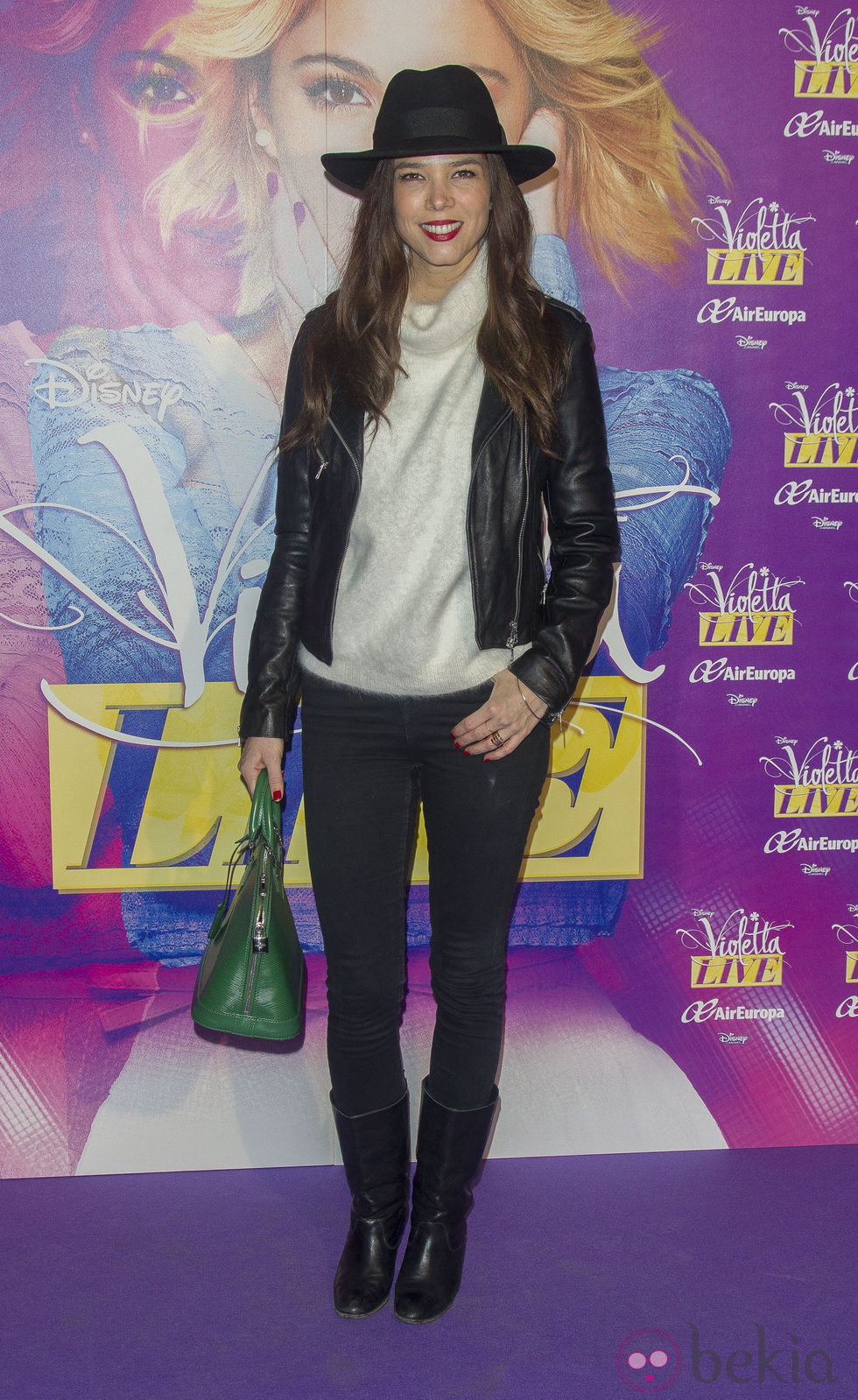 Juana Acosta en el concierto de Violetta en Madrid