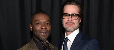 David Oyelowo y Brad Pitt en el Festival de Palm Springs 2015