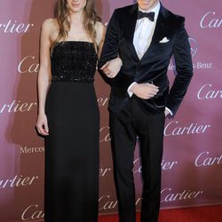 Eddie Redmayne y Hannah Bagshawe en el Festival de Palm Springs 2015