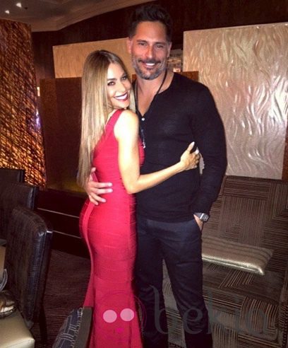 Sofía Vergara y Joe Manganiello dieron la bienvenida a 2015 en Las Vegas