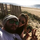 Kiko Rivera y su novia Irene Rosales inauguran 2015 en la playa