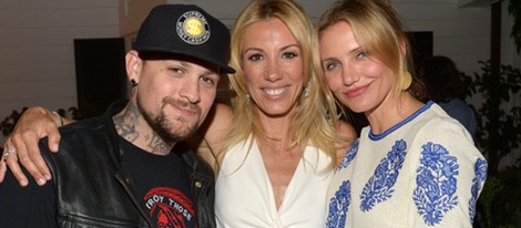 Benji Madden, Vicky Vlachonis y Cameron Diaz en Los Ángeles