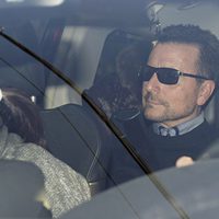 José Ortega Cano llegando en su casa de Madrid en su primer permiso carcelario