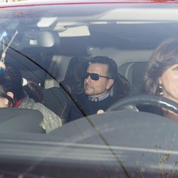 José Ortega Cano llegando en su casa de Madrid en su primer permiso carcelario con Ana María Aldón