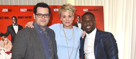 Kaley Cuoco, Kevin Hart y Josh Gad presentan su nueva película 'The Wedding Ringer'